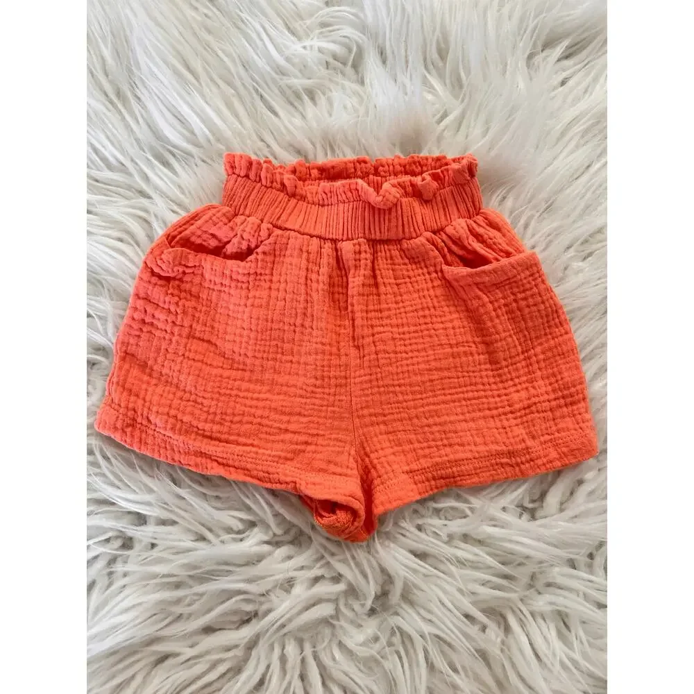 Tween Diva Girls' Crocheted‎ Crop Tank Top Shorts Set Multicolor Size 5